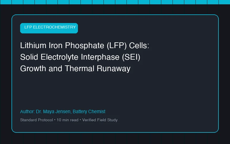 Lithium Iron Phosphate (LFP) Cells: Solid Electrolyte Interphase (SEI) Growth and Thermal Runaway